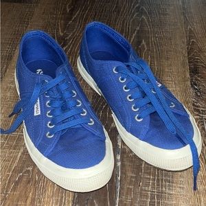 Superga blue sneakers size 8.5 (39)